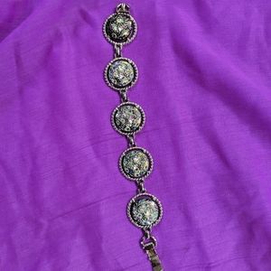 Vintage 1970's Sarah Coventry Iridescent Bracelet